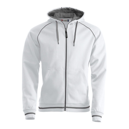 Gerry jacket with a hood - white