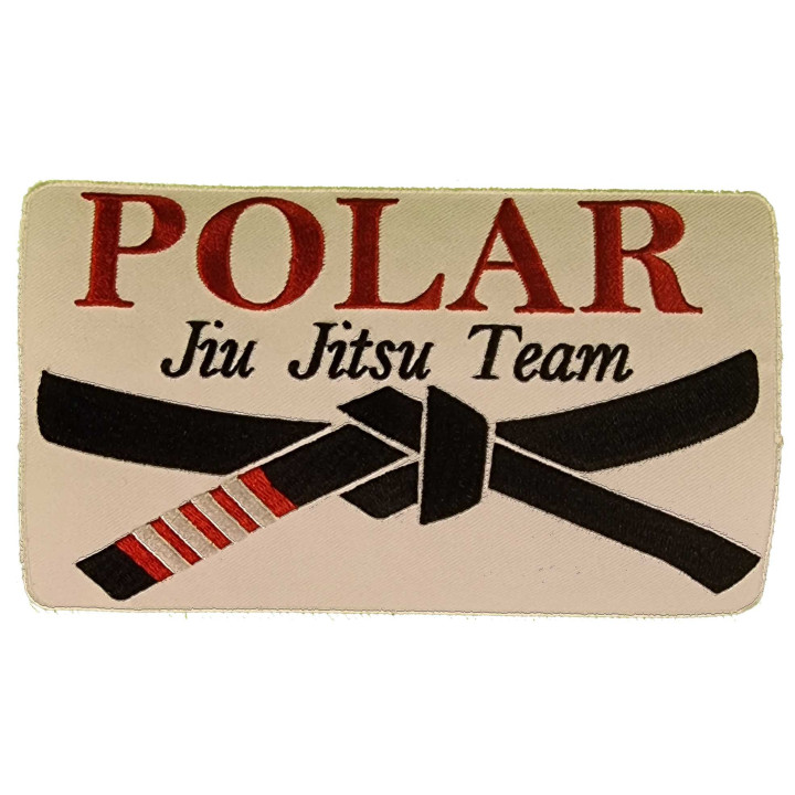 "Polar Jiu Jitsu Team Patch - Small | Premium Quality Patches for Jiu Jitsu Enthusiasts"